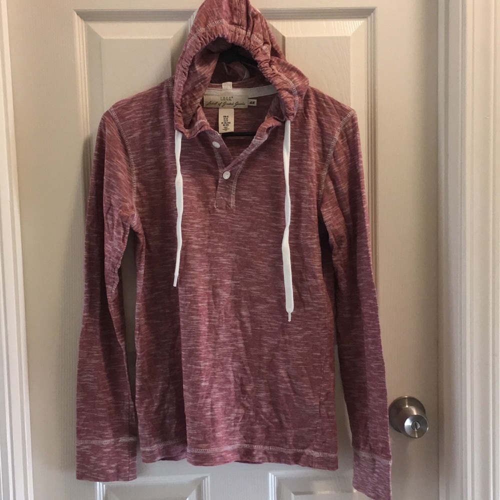 H&M Red & White Thin Pullover
